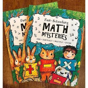 NWOT Thinking Tree Funschooling Math Mysteries Workbook Ages 6-10